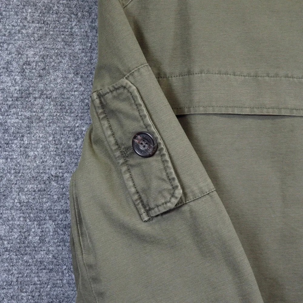 Levi Quilt Lined Canvas Jacket Insulated Hooded Anorak Zip Up M 38 Chest Strauss